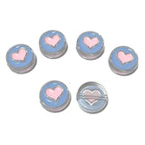 23mm Heart Acrylic Beads Spacer Round Beads For Jewelry Making DIY