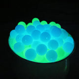 Glow In The Dark Silicone Beads 12mm 15mm 20mm 10pcs