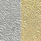 100-400pcs 3X6/4x8mm CCB Spacer Beads Silver Plated DIY Jewelry Making