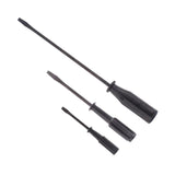 3-piece Set Steel Slotted Screwdriver for Sewing Machine Repair DIY