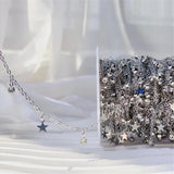 1M Star Tassel Chains Crystal Beads for DIY Jewelry Making