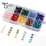 1400pcs 3 4mm Czech Bicone Glass Beads for Jewelry Making DIY Accessories