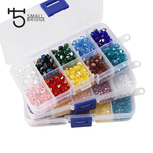 1400pcs 3 4mm Czech Bicone Glass Beads for Jewelry Making DIY Accessories
