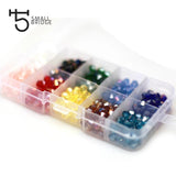 1400pcs 3 4mm Czech Bicone Glass Beads for Jewelry Making DIY Accessories