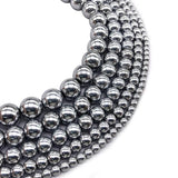 Hematite Beads Round Loose 4mm 6mm 8mm 10mm 12mm DIY Jewelry Making