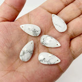 Water Drop Stone Pendant Natural Jades Opal Crystal 13x25mm
