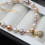 Natural Freshwater Pearl Bracelets For Women Cuff Bangles
