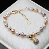 Natural Freshwater Pearl Bracelets For Women Cuff Bangles