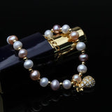 Natural Freshwater Pearl Bracelets For Women Cuff Bangles