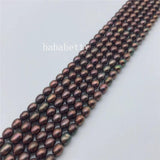 AAA+ 5-6mm Chocolate Freshwater Pearl Beads
