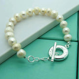 925 Silver Bracelet Agate Woman & Men Jewelry Gift