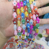 14x10mm Palm Evil Eye Czech Lampwork Beads for Jewelry Making