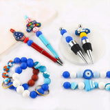 Leopard Silicone Printed Beads 15mm DIY Jewelry Making Keychain