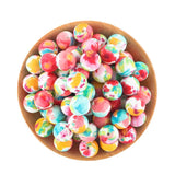 Leopard Silicone Printed Beads 15mm DIY Jewelry Making Keychain