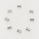 100pcs 7mm Zinc Alloy Loose Geometry Beads Metal Spacers DIY Jewelry