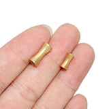 10Pcs Stainless Steel Tube Beads for DIY Jewelry Making