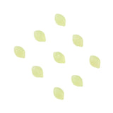20Pcs Czech Glass Lemon Beads Fruit Yellow Glass Food Beads for Jewelry Making