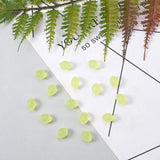 20Pcs Czech Glass Lemon Beads Fruit Yellow Glass Food Beads for Jewelry Making