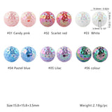 Kovict 15/20mm Acrylic Golf Ball Beads for Jewelry Making DIY Crafts