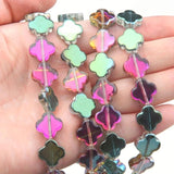 45PCS Flower Glass Beads Jewelry Making Bracelets Necklace Supplies DIY Earrings