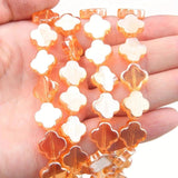 45PCS Flower Glass Beads Jewelry Making Bracelets Necklace Supplies DIY Earrings