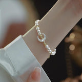 Arrival Moon Freshwater Pearl 14K Filled Bracelet