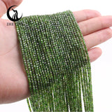 100% Natural Diopside Beads Faceted Gemstone Loose Beads for Jewelry Making