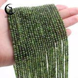100% Natural Diopside Beads Faceted Gemstone Loose Beads for Jewelry Making
