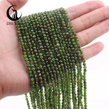 100% Natural Diopside Beads Faceted Gemstone Loose Beads for Jewelry Making