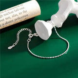 925 Silver Sparkling Bracelet Pearl Bracelet Birthday Gift