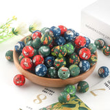 Christmas Silicone Beads 15mm Round Beads For DIY Jewelry