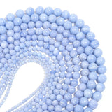 4-12mm Purple Agate Stripe Round Beads for DIY Necklace Bracelet