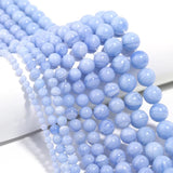 4-12mm Purple Agate Stripe Round Beads for DIY Necklace Bracelet