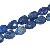 13*18MM Faceted Natural Stone Water Drop Agate Spacer Beads