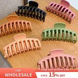 4PCS 4 Inch Hair Claw Clips for Women, Nonslip Large Hairpins Barrette Girls