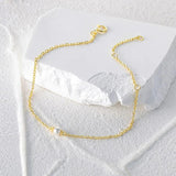 925 Silver Pearl Chain Bracelet Women 18K Plated
