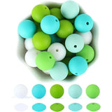 40Pcs Silicone Beads Teething Beads Set for DIY Baby Teether Toys