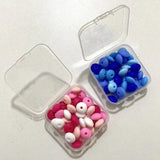 40Pcs 12mm Lentil Silicone Beads Jewelry Making Teething DIY Necklace Bracelets