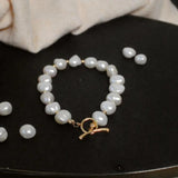 Arrival Pearl 14K Charm Bracelet No Fade