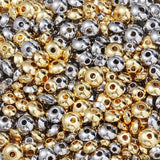 Stainless Steel Abacus Beads Jewelry Making Stopper Spacer Crimp End Beads