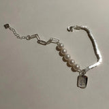 S925 Sweet LUCK Pearl Bracelet for Women Handicraft Jewelry