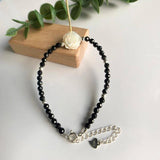 Freshwater Pearl Bracelet 925 Sterling Silver Shell Flower Bracelet