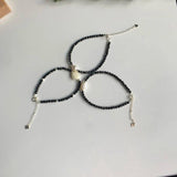Freshwater Pearl Bracelet 925 Sterling Silver Shell Flower Bracelet