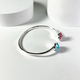 Spanish Bear Rhodonite & Quartz Bracelet Women's Jewelry Gift