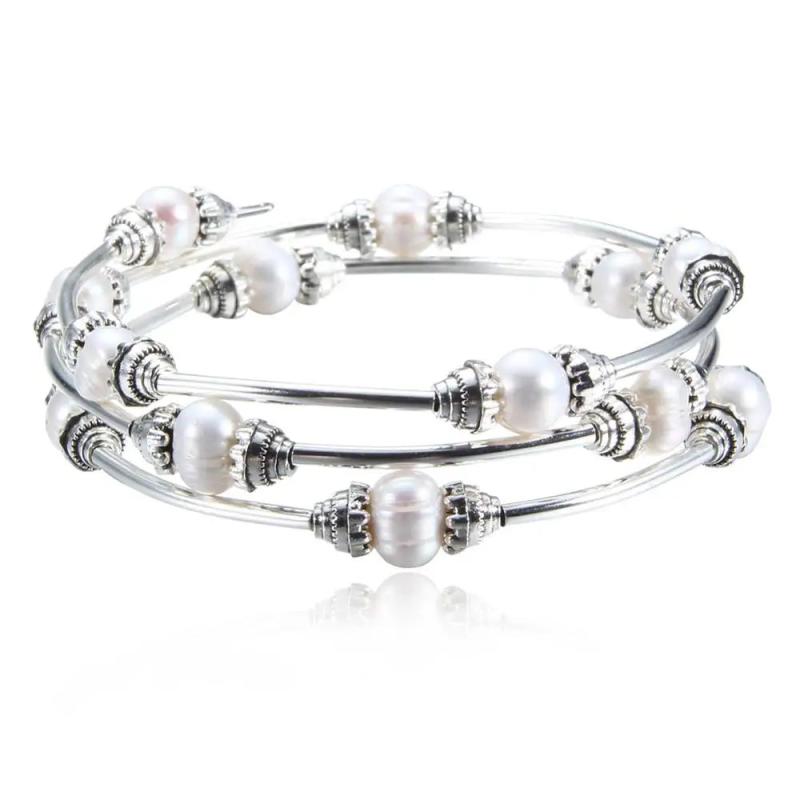 Baroque Pearl Charm Bracelet for Women Party Gift