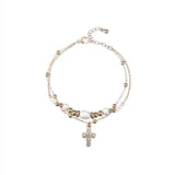 Classic Charm Stainless Steel Pearl Bracelets