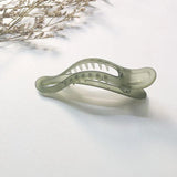 Acrylic Hair Clips Solid Hair Claws Barrette Crab Ponytail Clip