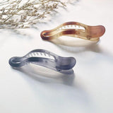 Acrylic Hair Clips Solid Hair Claws Barrette Crab Ponytail Clip