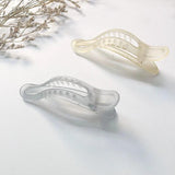 Acrylic Hair Clips Solid Hair Claws Barrette Crab Ponytail Clip