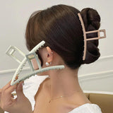 13.5cm Metal Hair Claw Large Hollow Hair Clip Hairpin Hairgrip Headwear